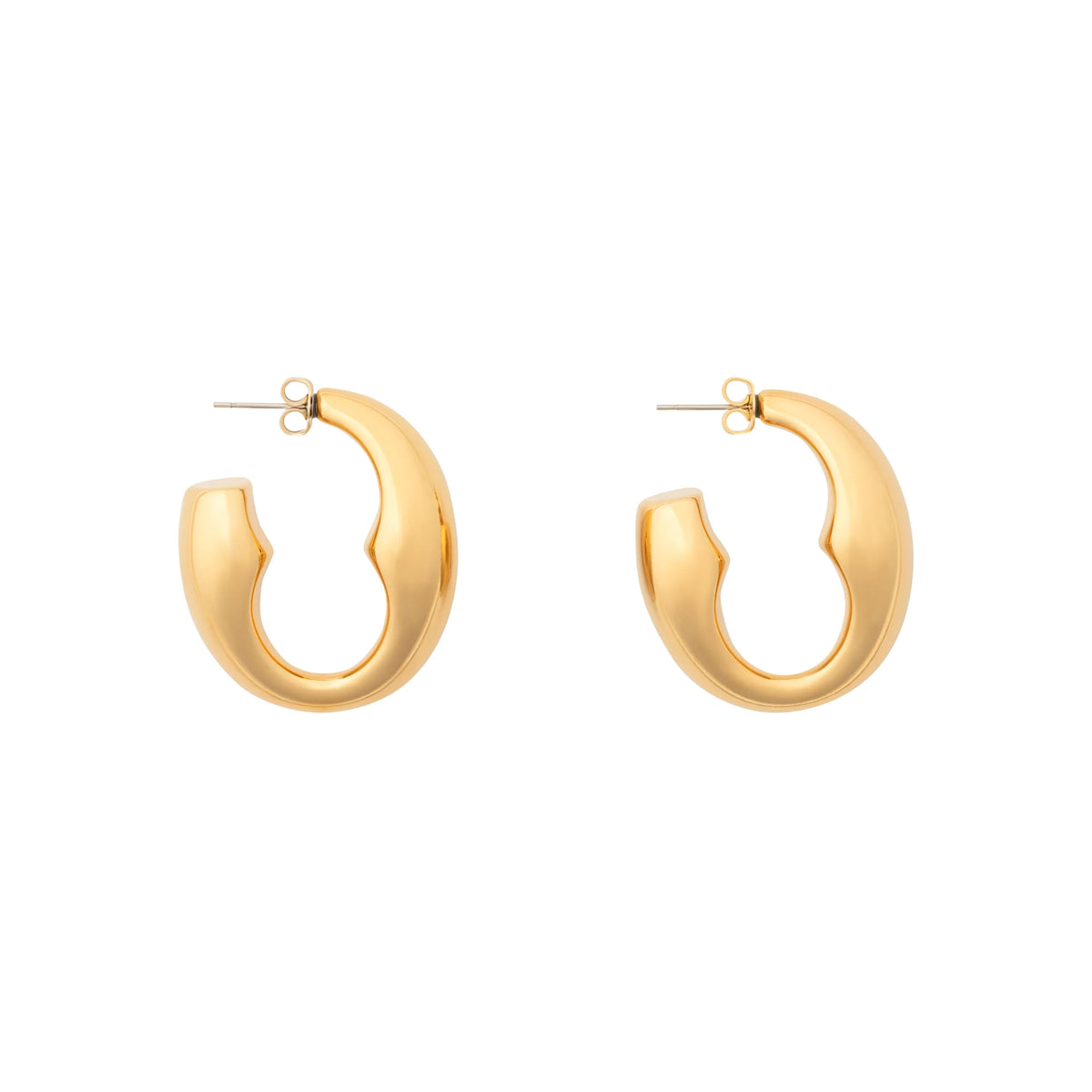 SINGLE TURTLE EARRING GOLD