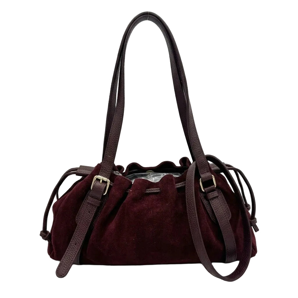 SIENNA - BURGUNDY SHOULDER BAG