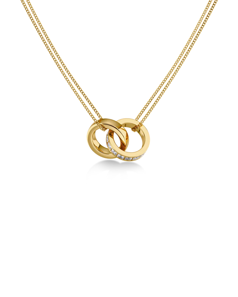 Nova Orbit Necklace Gold