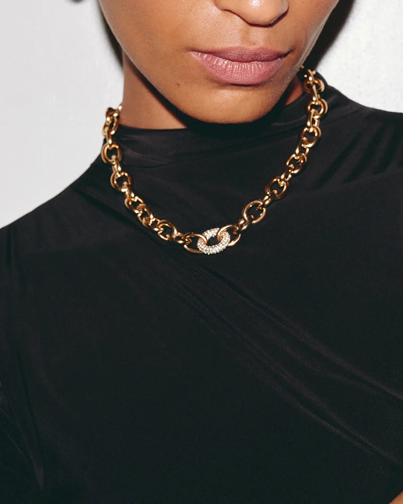 Prisma Necklace L Gold