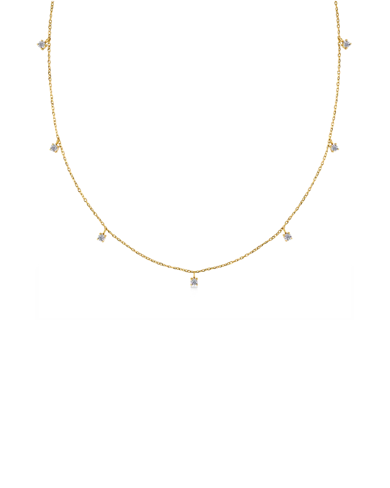 Leonore Petite Necklace Multi Gold