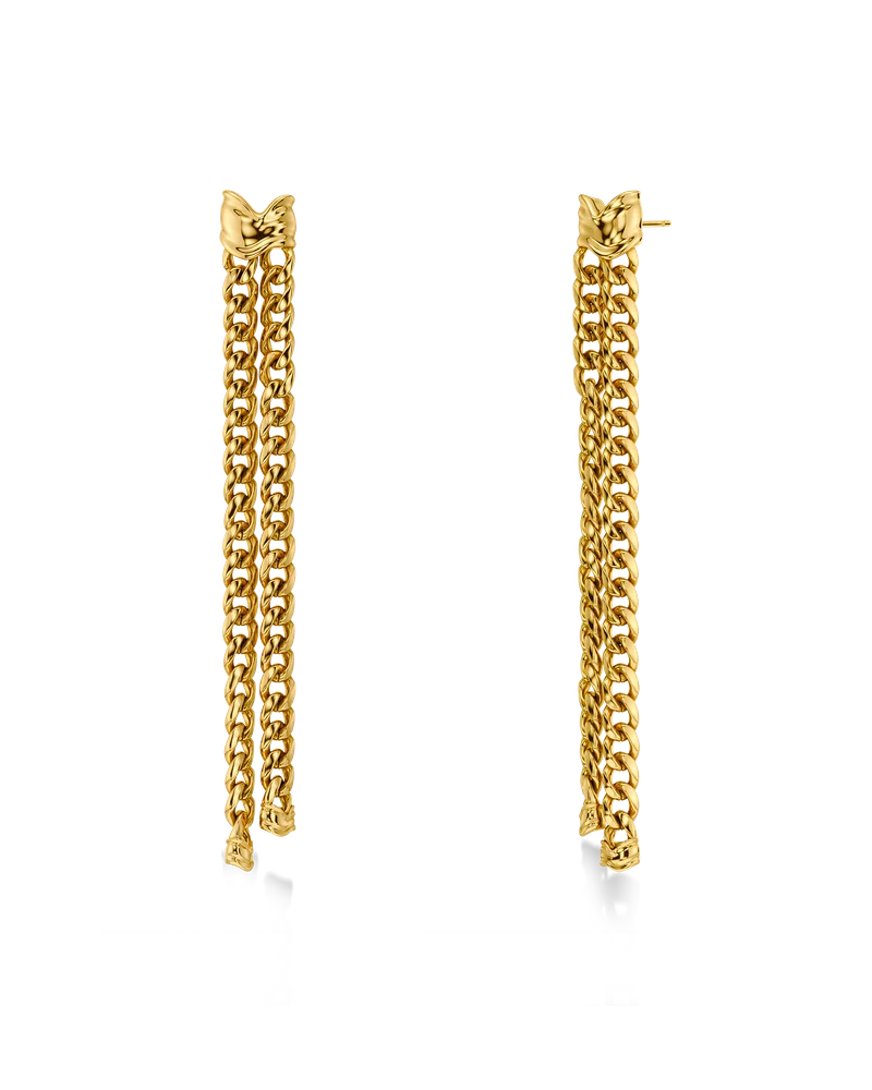 Melted Earrings Gold