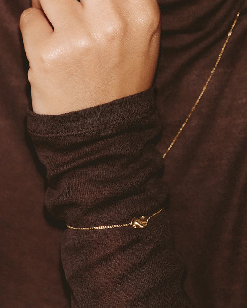 Melted Bracelet S Gold