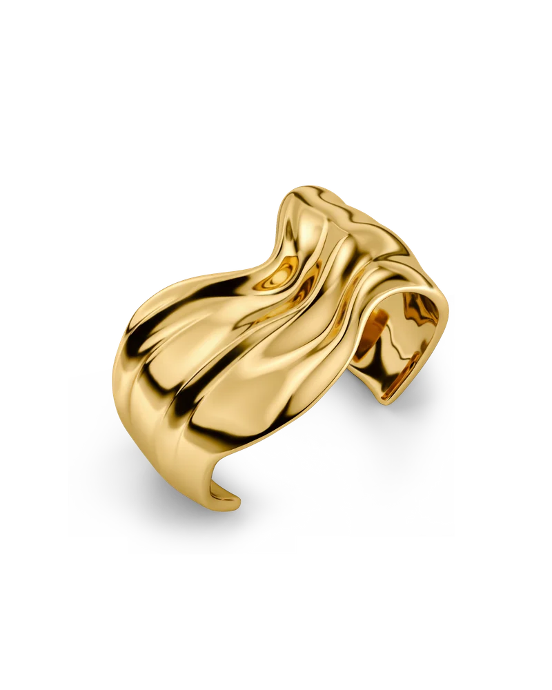 Melted Cuff Gold
