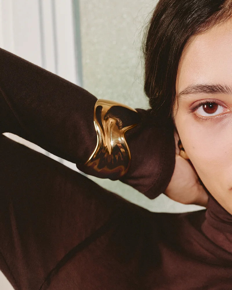 Melted Cuff Gold