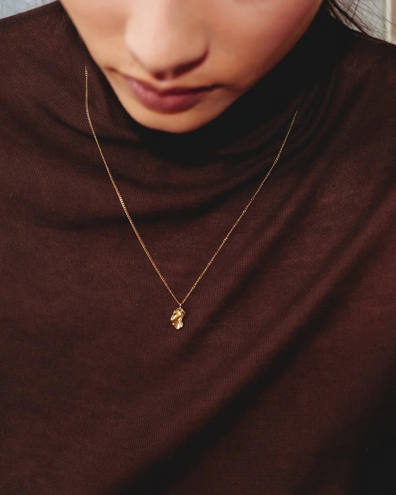 Melted Necklace Gold