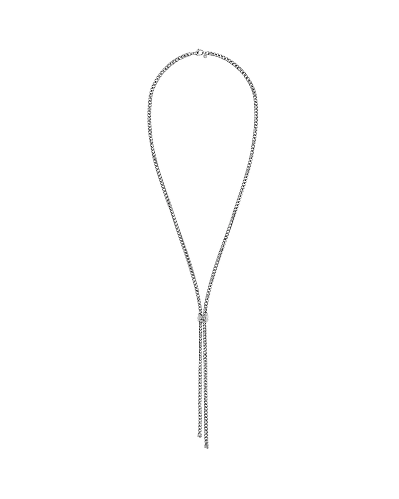 Melted Necklace Y Steel