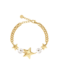Astra Bracelet Pearl Gold