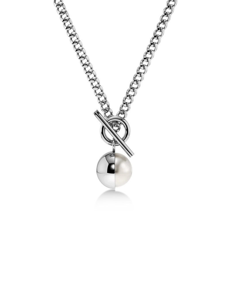 Eclipse Necklace L Steel