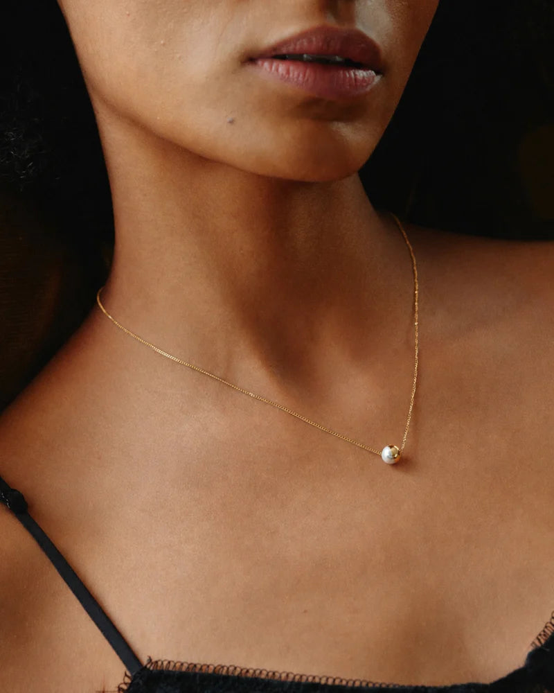 Eclipse Necklace S Gold