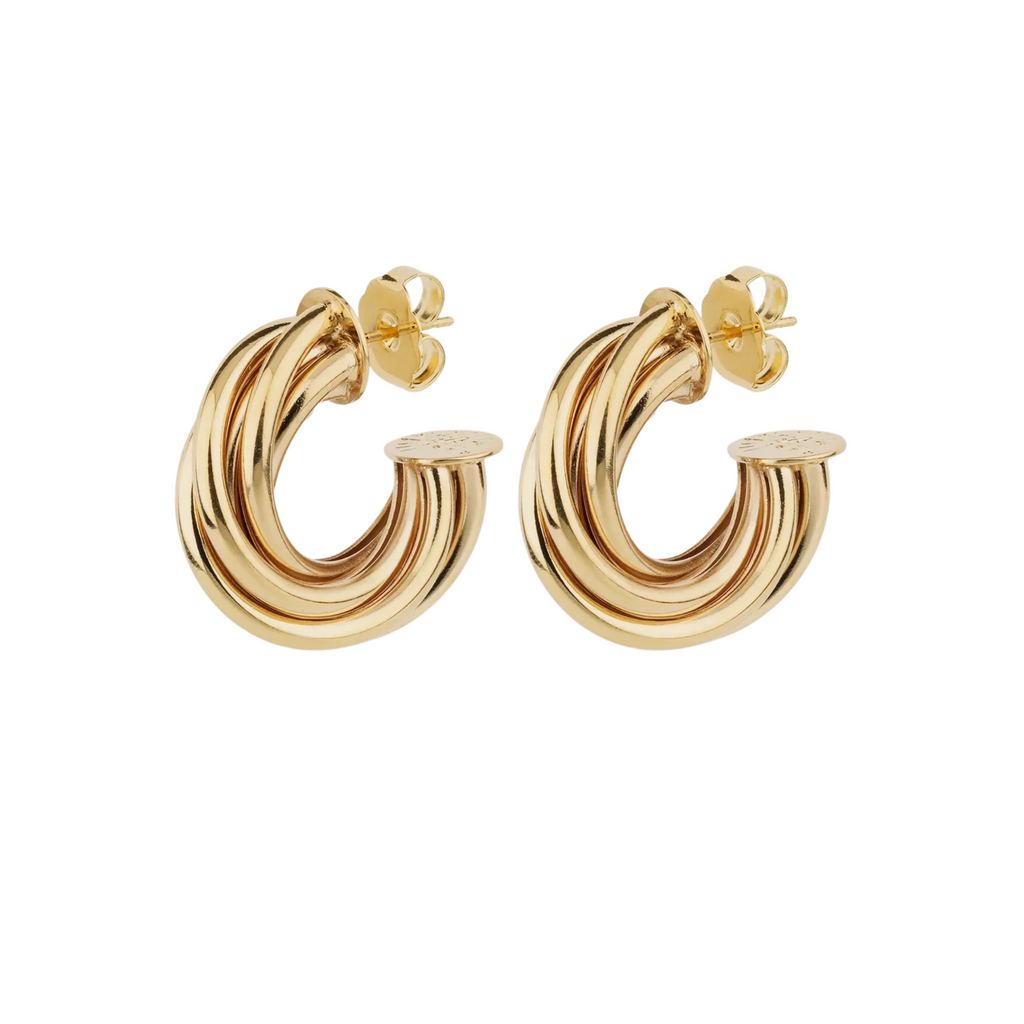 ATIK MEDIUM SIZE HOOP EARRINGS