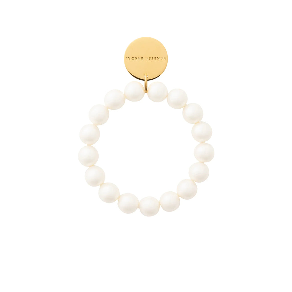 MINI BEADS FLEX BRACELET PEARL