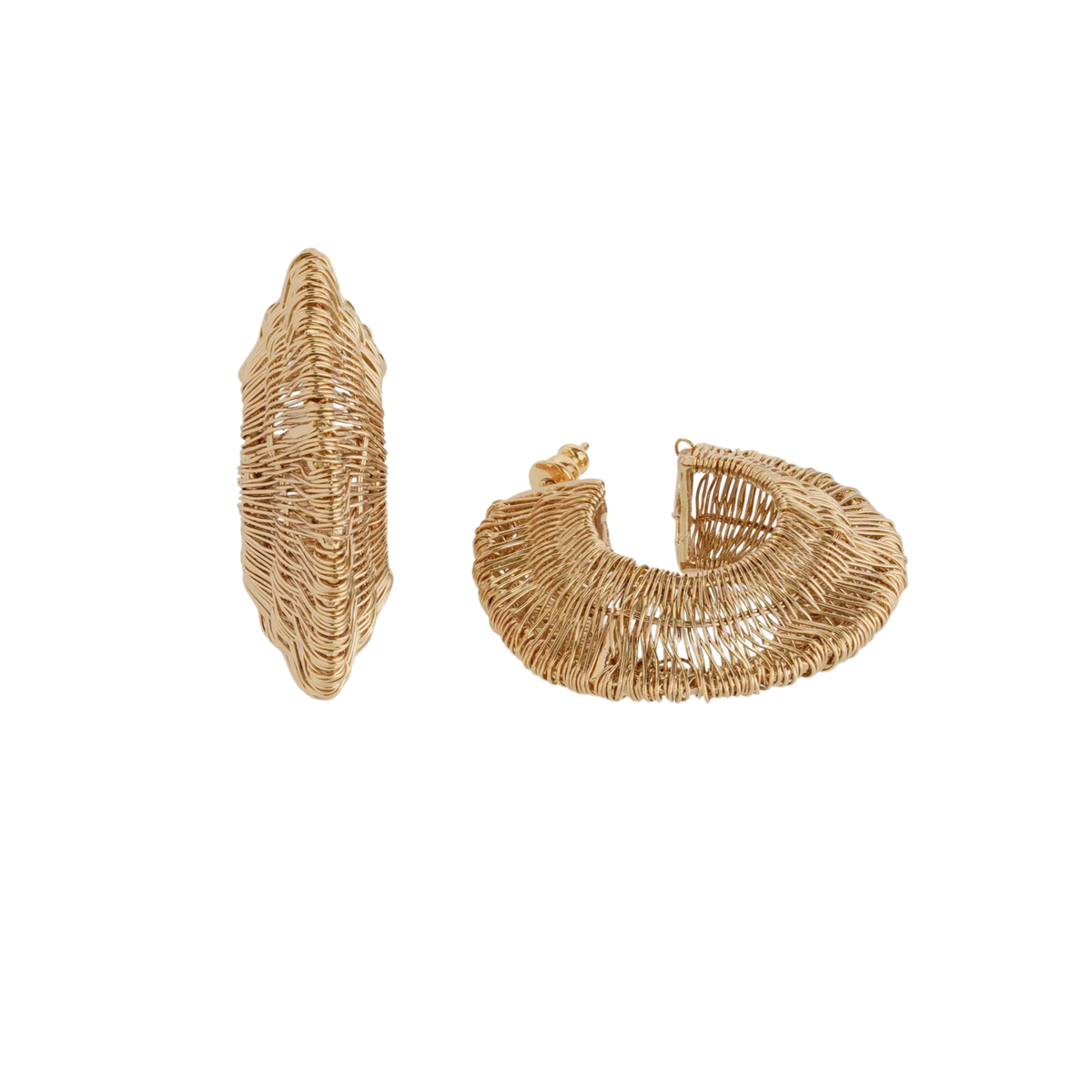 CROCUS FILEA HOOP EARRINGS