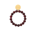MINI BEADS FLEX BRACELET BORDEAUX MARBLE