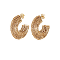 CROCUS FILEA HOOP EARRINGS