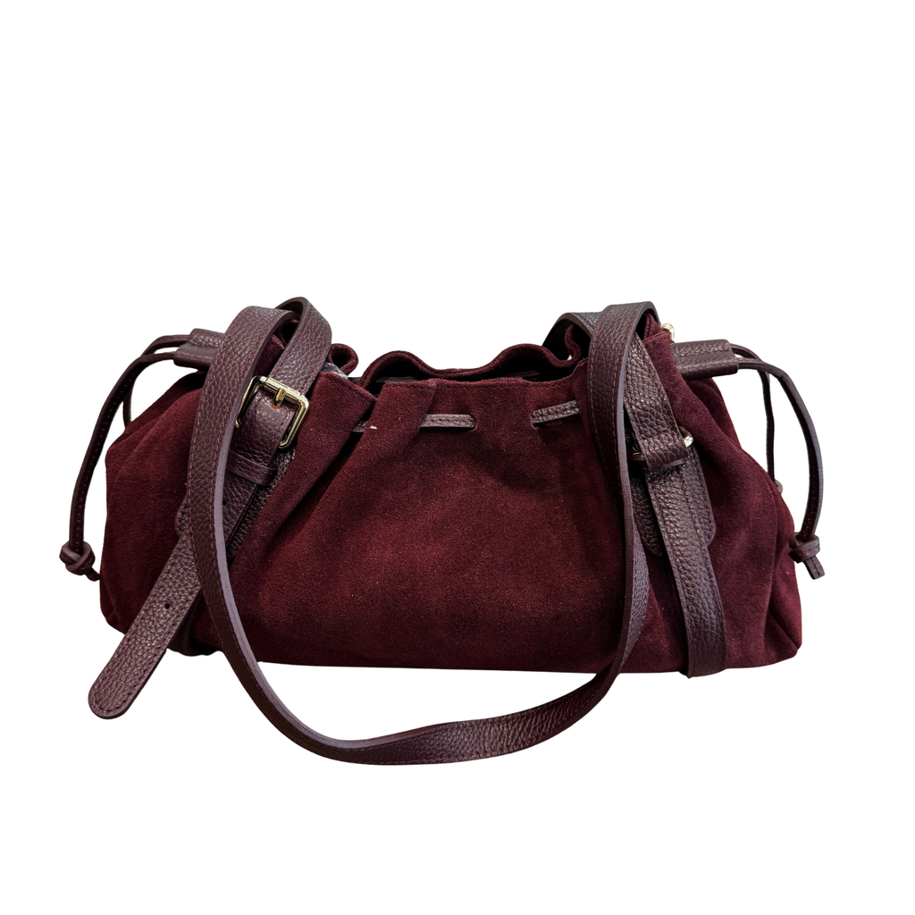 SIENNA - BURGUNDY SHOULDER BAG