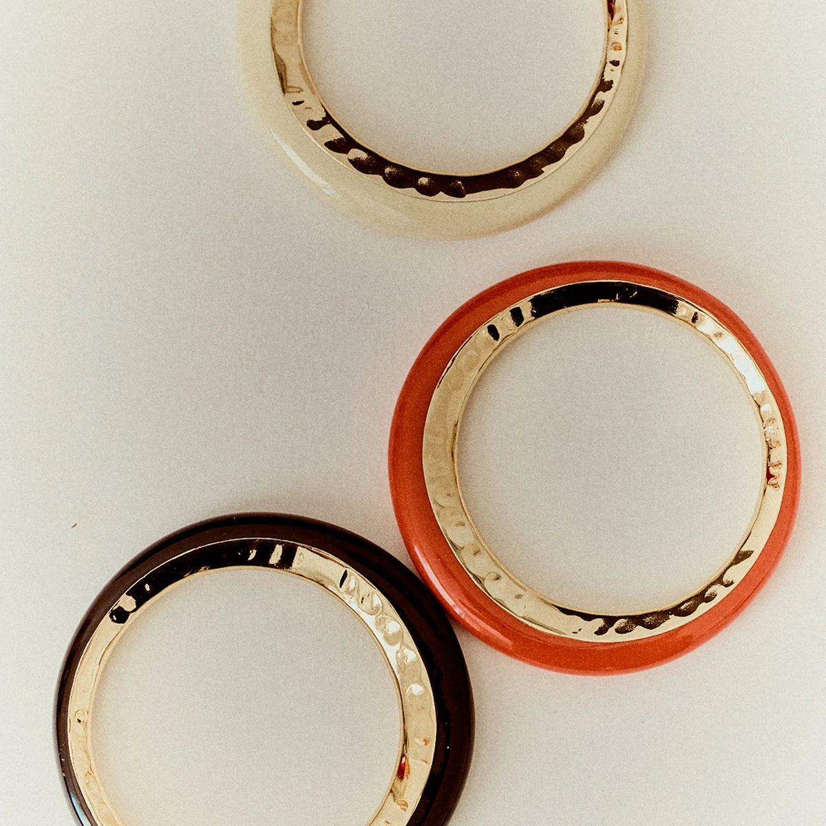 SELVA ACETATE BRACELET - IVORY