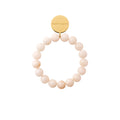 MINI BEADS FLEX BRACELET LATTE MARBLE