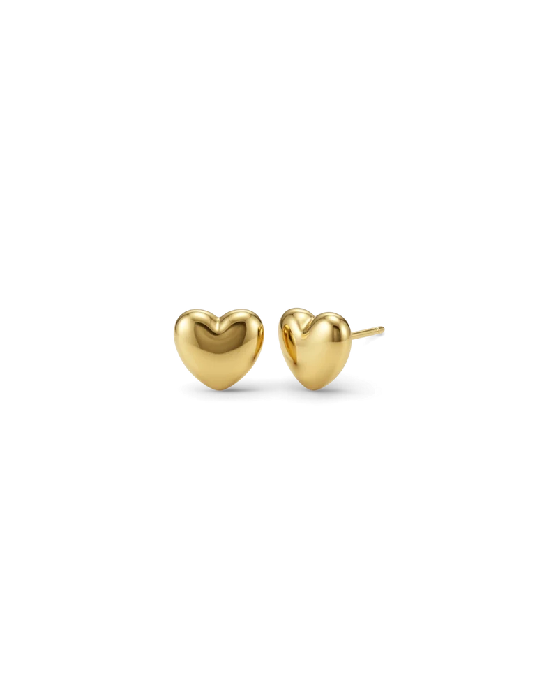 Barely studs - gold