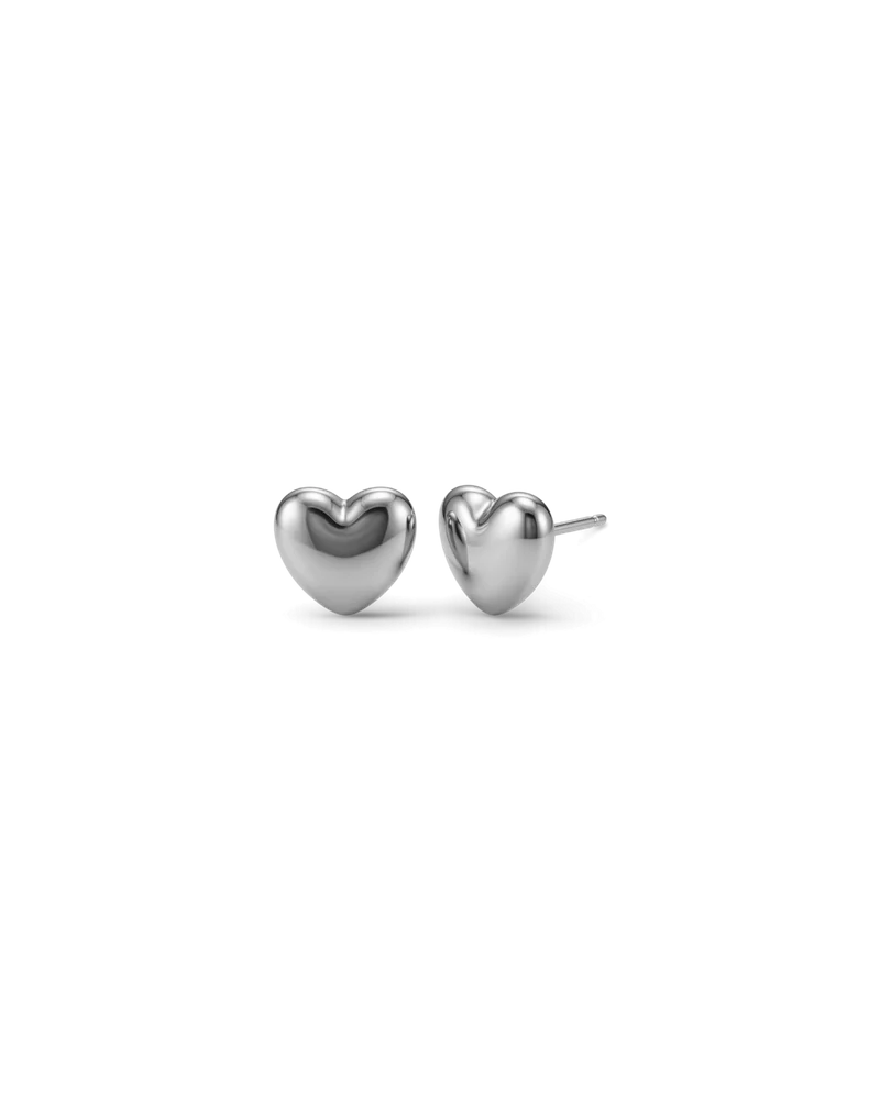 Barely studs - silver