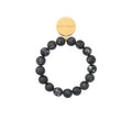 MINI BEADS FLEX BRACELET BLACK MARBLE