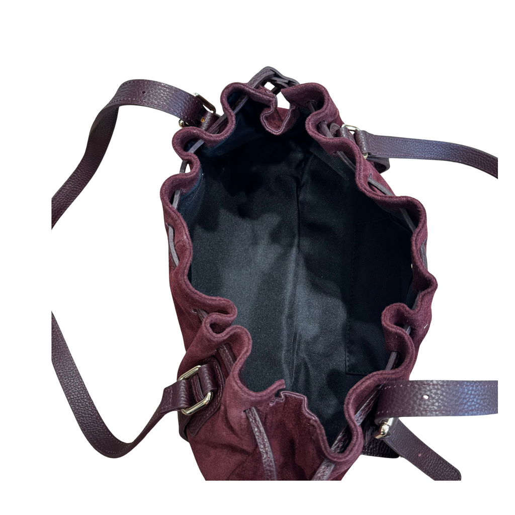 SIENNA - BURGUNDY SHOULDER BAG
