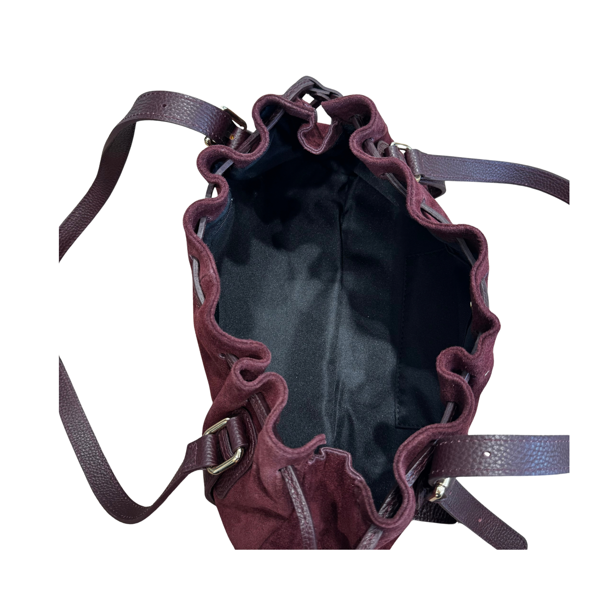 SIENNA - BURGUNDY SHOULDER BAG