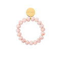 MINI STONE FLEX BRACELET IVORY ROSE MARBLE