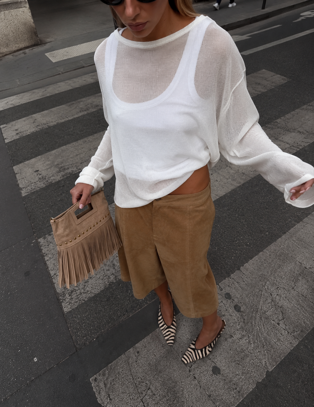 ROXY - BEIGE BOHO HANDBAG