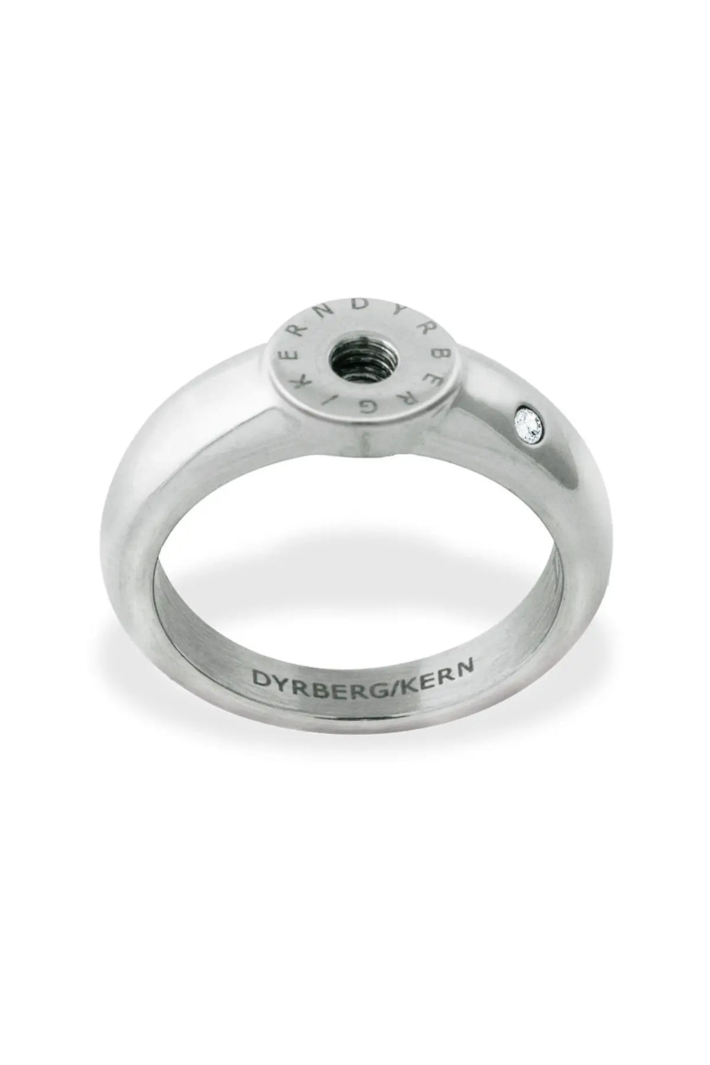 DYRBERG/KERN RING 3 RING SS CRYSTAL