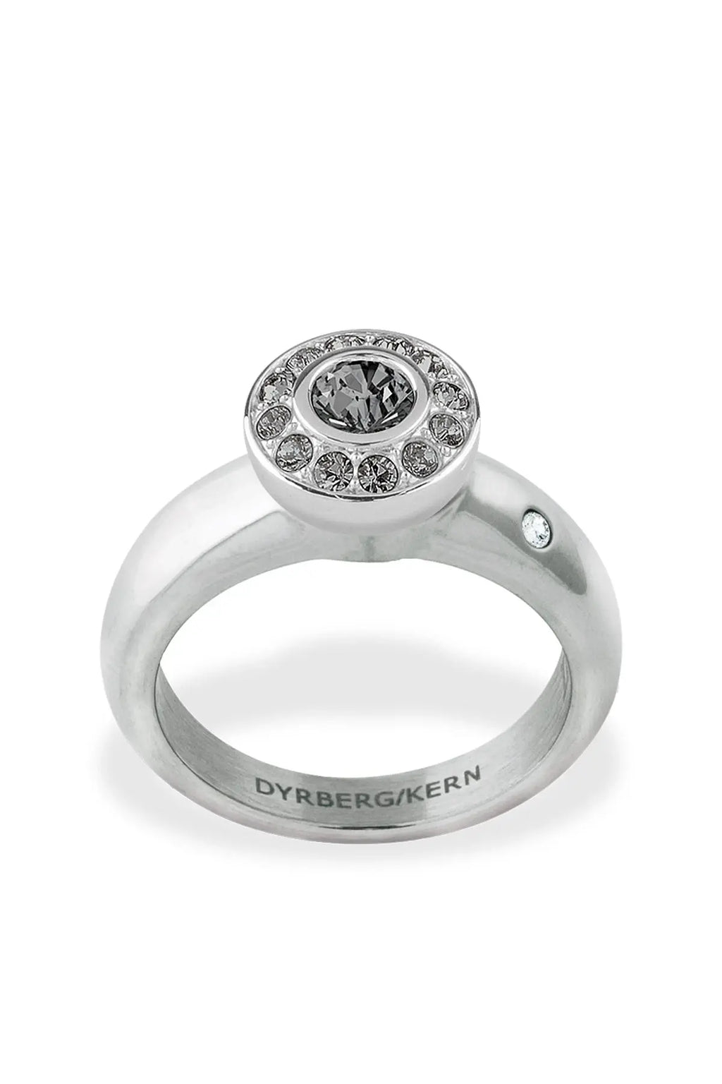 DYRBERG/KERN RING 3 RING SS CRYSTAL