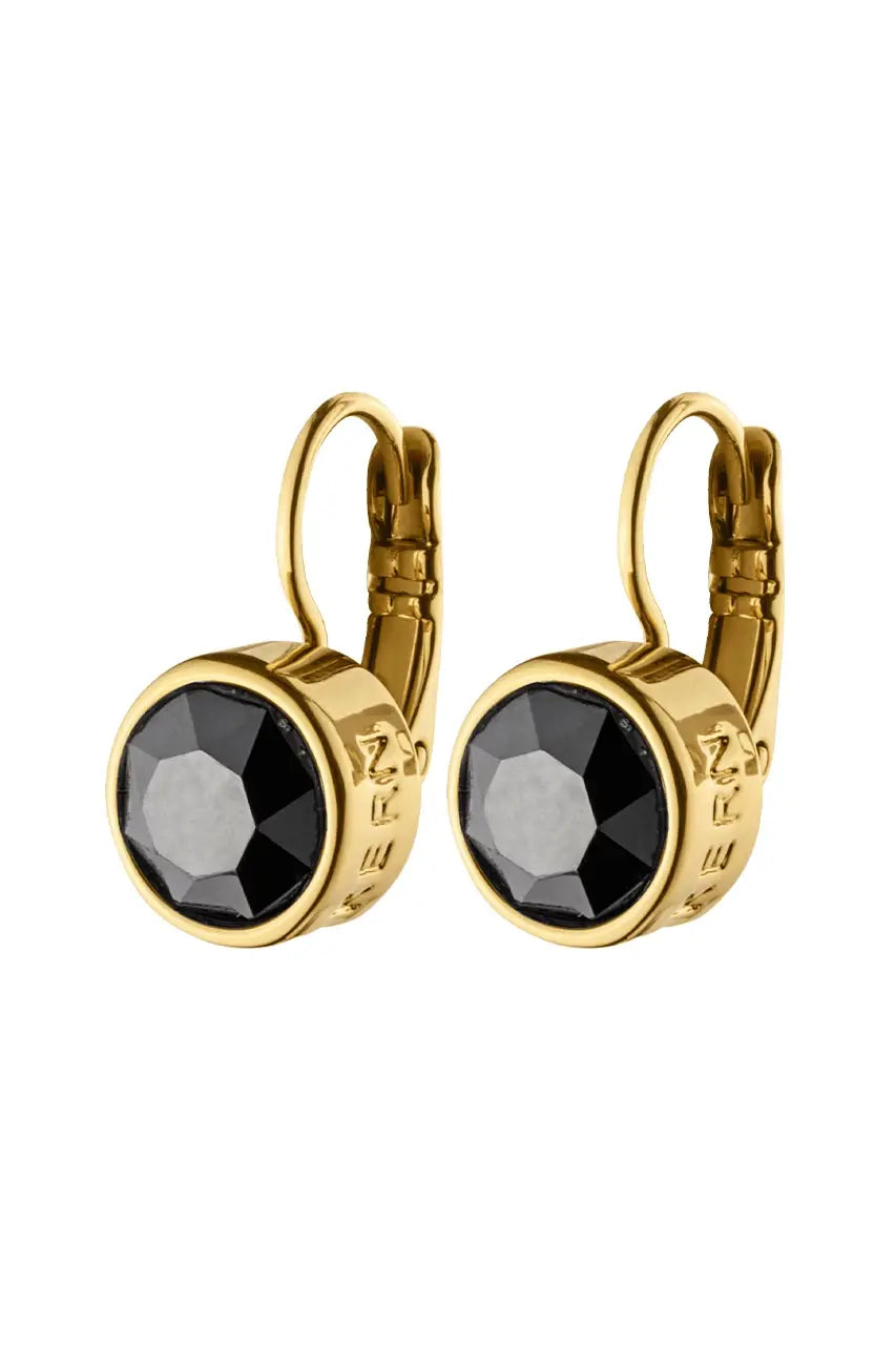 DYRBERG/KERN LOUISE  SG BLACK EARRING