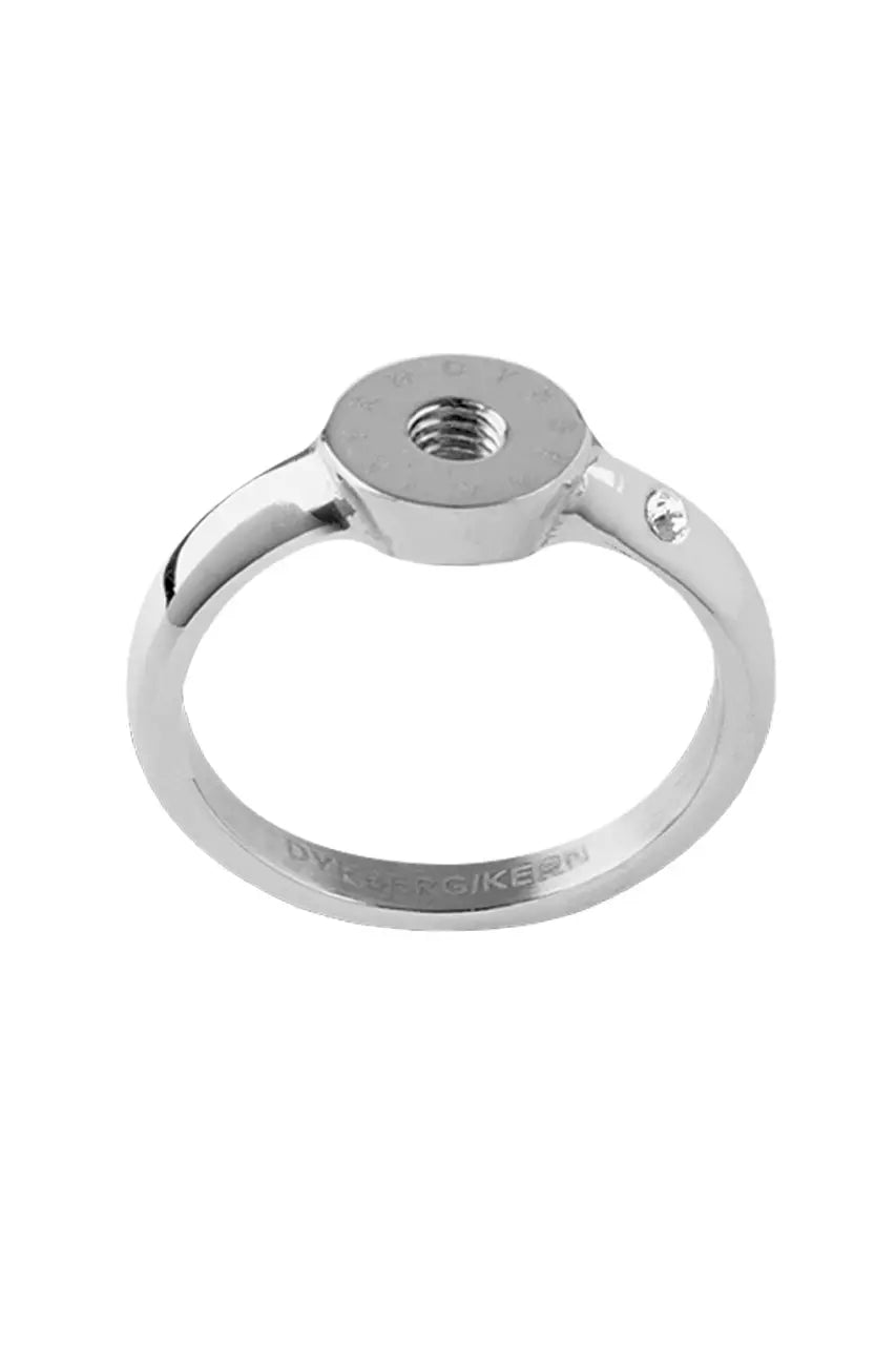 DYRBERG/KERN RING 6 RING SS CRYSTAL