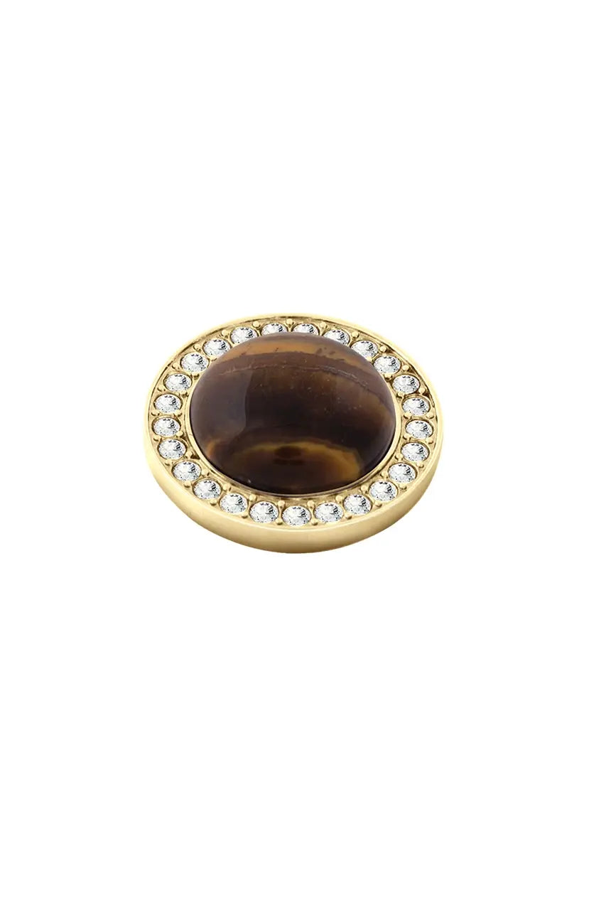 DYRBERG/KERN FOCUS SG TIGER EYE / CRYSTAL TOPPING
