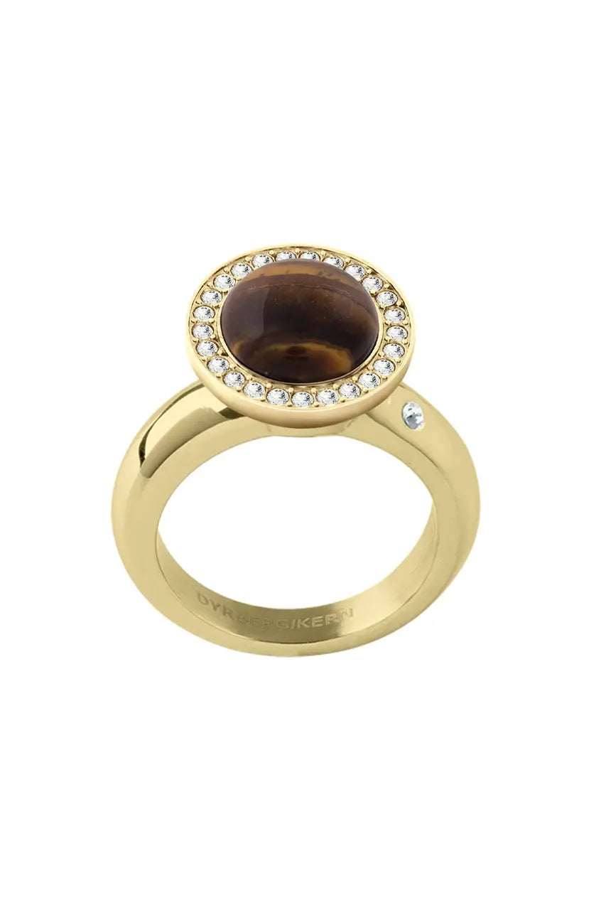 DYRBERG/KERN FOCUS SG TIGER EYE / CRYSTAL TOPPING