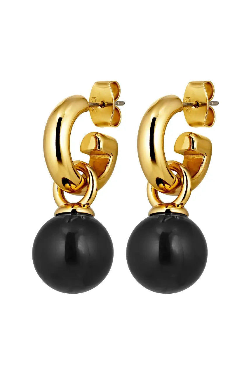DYRBERG/KERN LONA SG BLACK EARRING