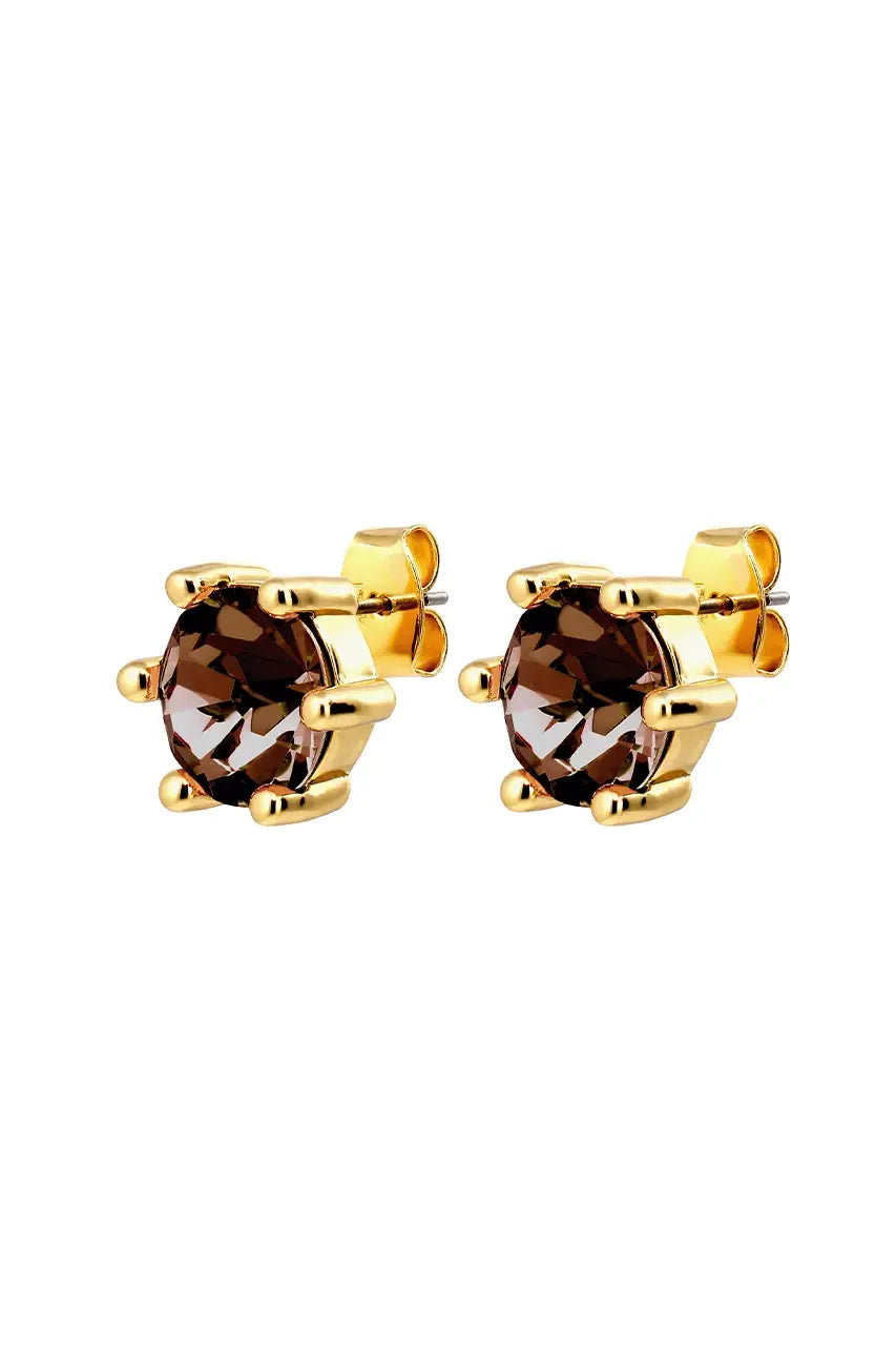 DYRBERG/KERN CRAZE SG BROWN EARRING