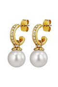 DYRBERG/KERN LIORA SG WHITE / CRYSTAL EARRING
