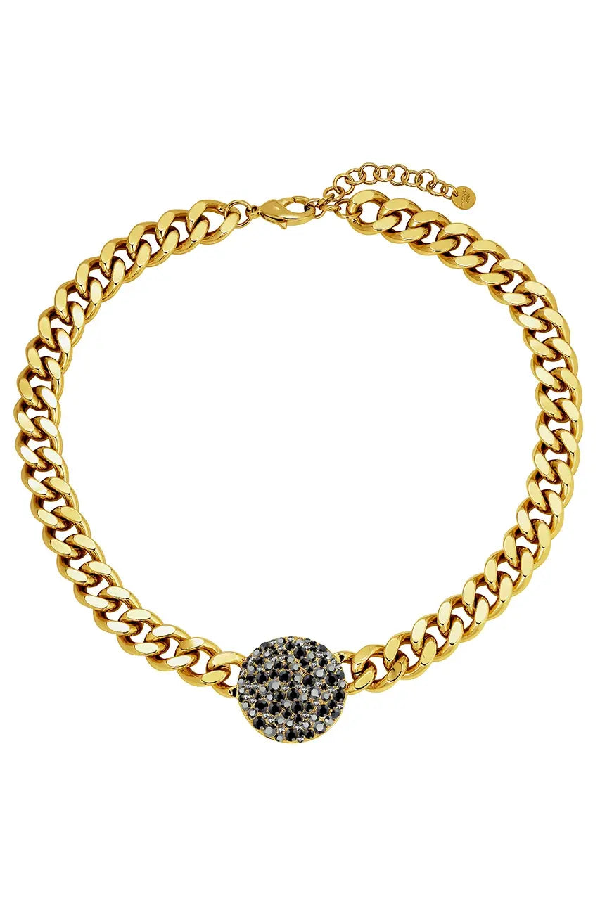 DYRBERG/KERN COSMA SG BLACK MIX NECKLACE