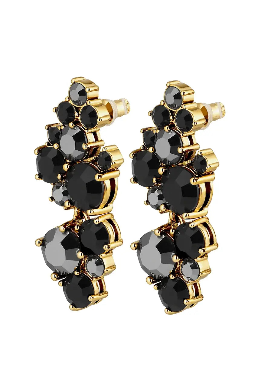 DYRBERG/KERN MARIGOLD SG BLACK MIX EARRING