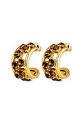 DYRBERG/KERN ASTOR SG BROWN EARRING
