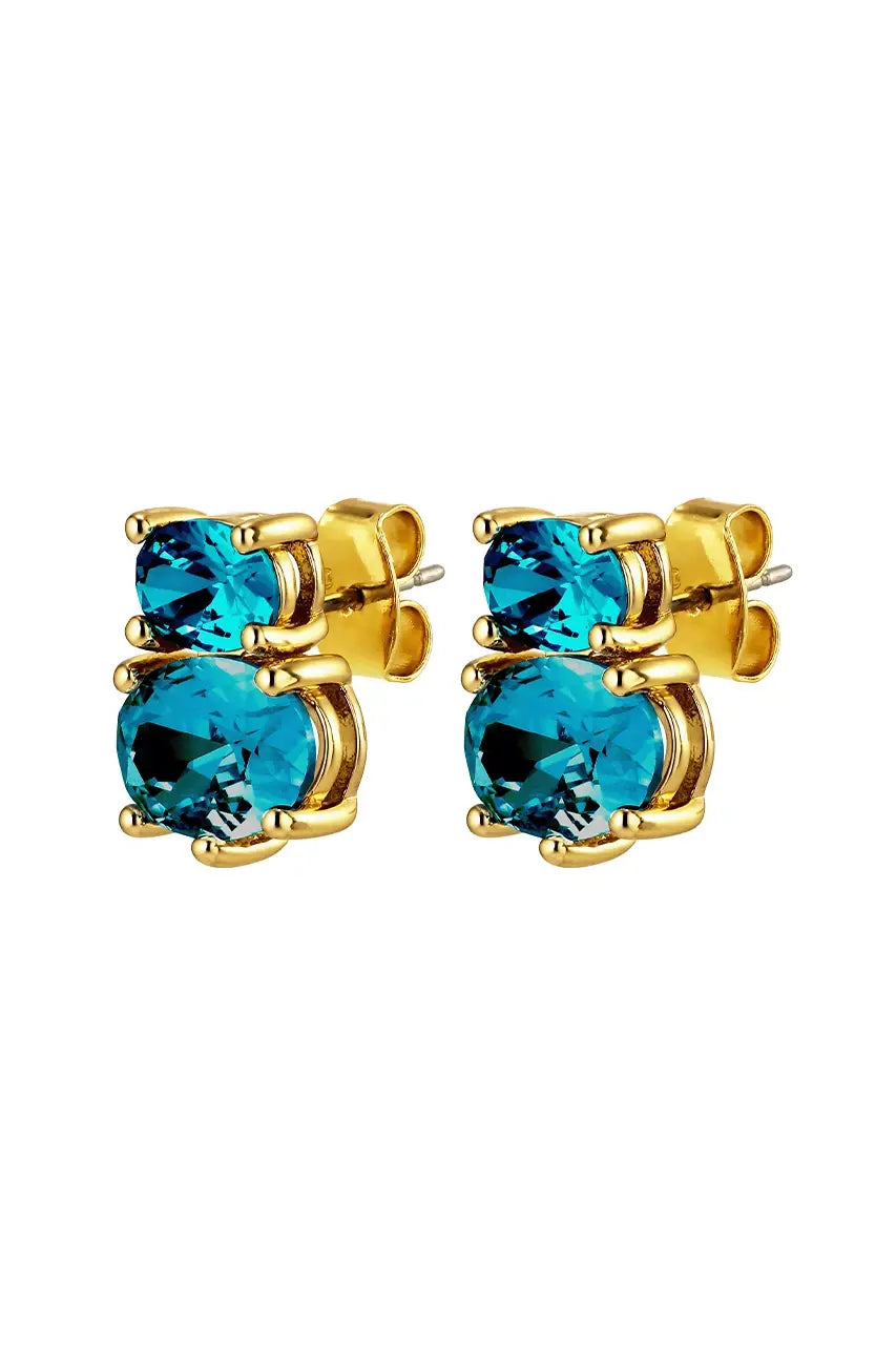 DYRBERG/KERN NERIDA SG PETROL EARRING