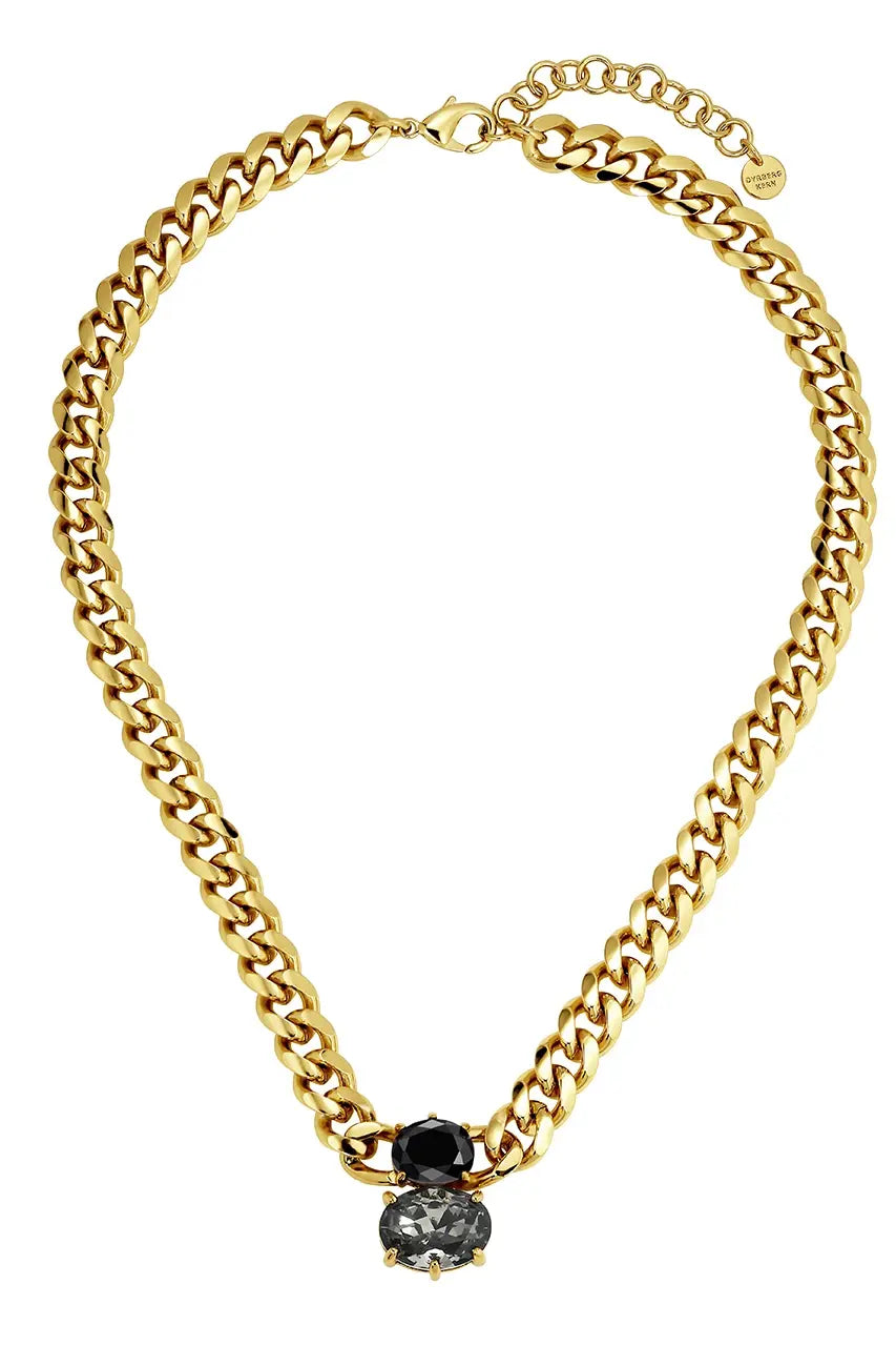 DYRBERG/KERN HOLL SG BLACK_GREY NECKLACE