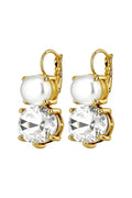 DYRBERG/KERN GLOBULE SG CRYSTAL PEARL EARRING