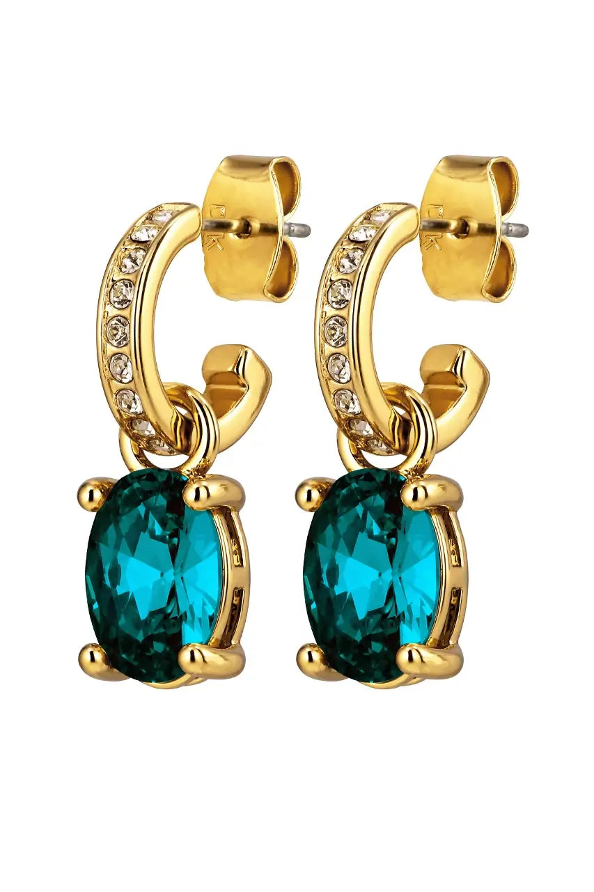 DYRBERG/KERN SOLENE SG PETROL EARRING