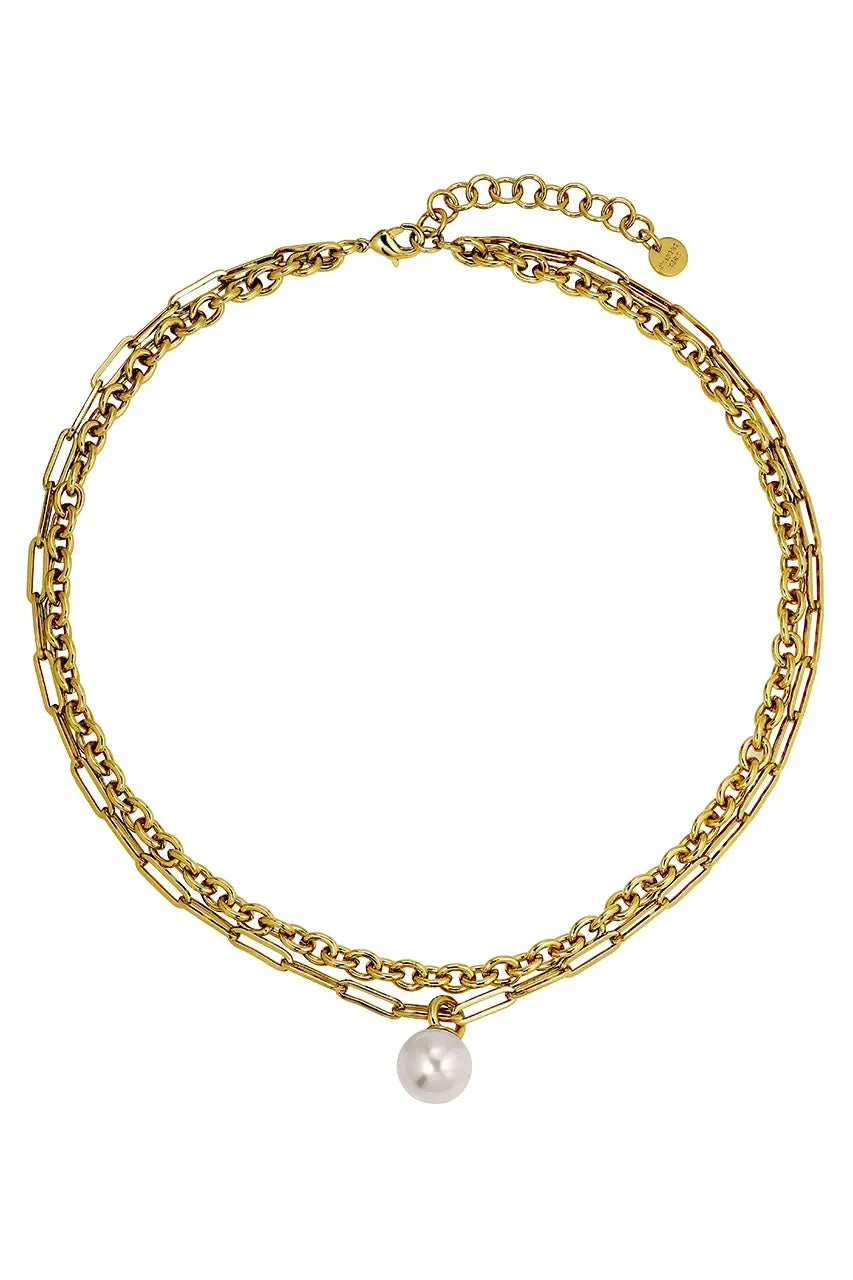 DYRBERG/KERN AURELIA  SG WHITE PEARL NECKLACE