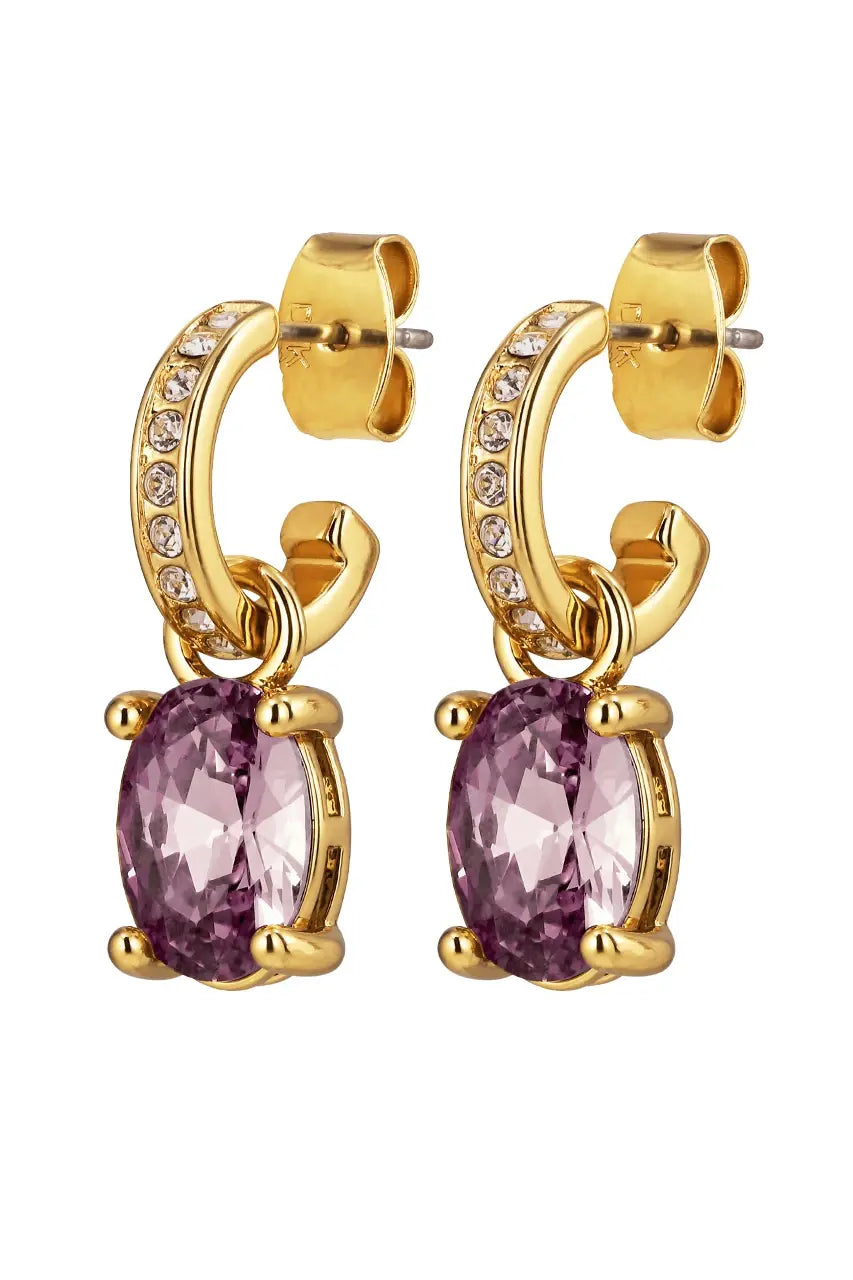 DYRBERG/KERN SOLENE SG VINTAGE ROSE / GOLDEN EARRING