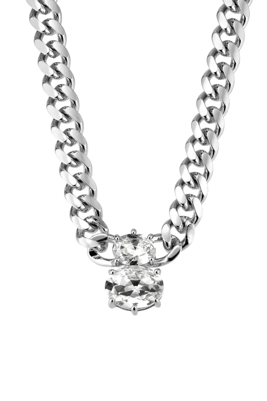 DYRBERG/KERN HOLL SS CRYSTAL NECKLACE