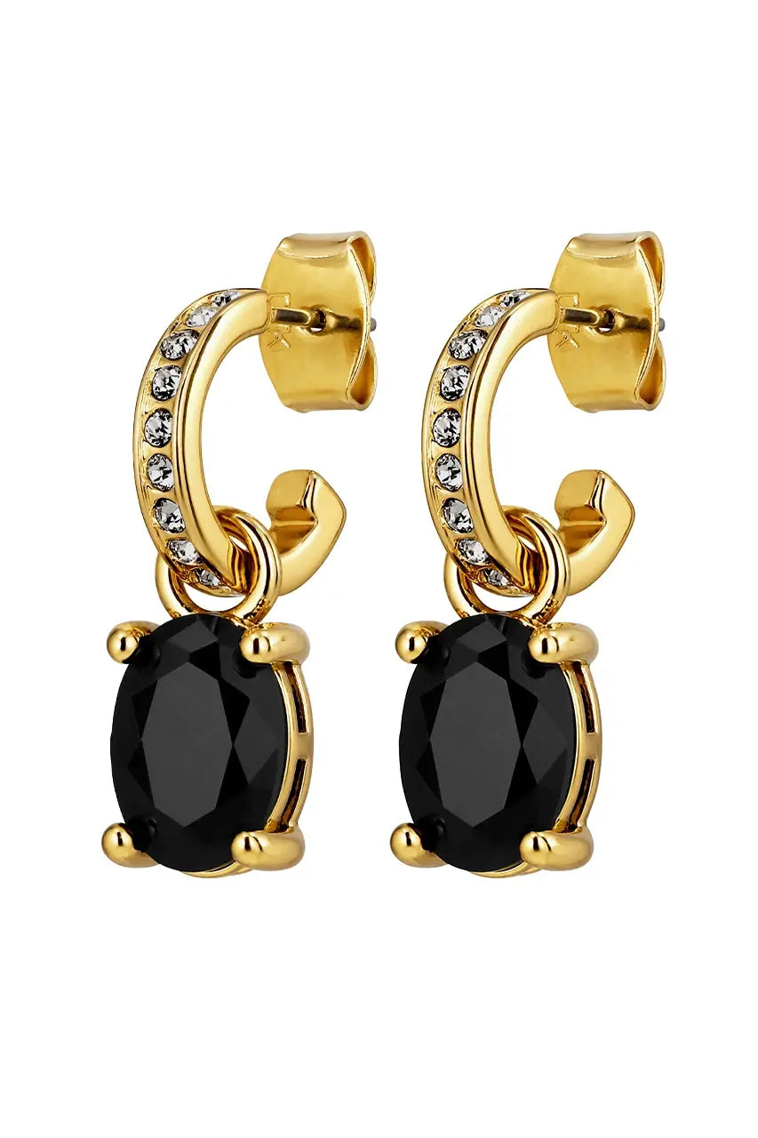 DYRBERG/KERN SOLENE SG BLACK EARRING