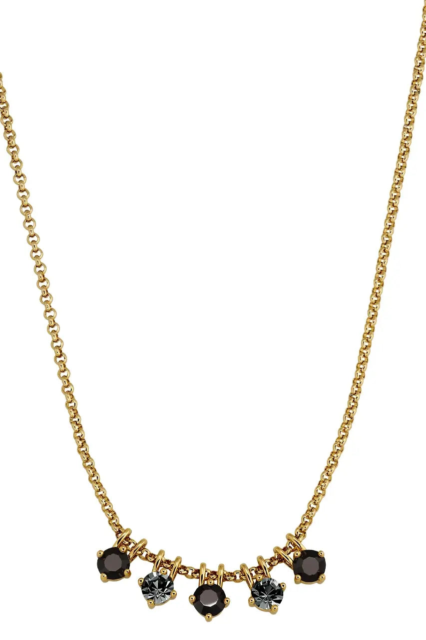 DYRBERG/KERN PHILA SG BLACK MIX NECKLACE